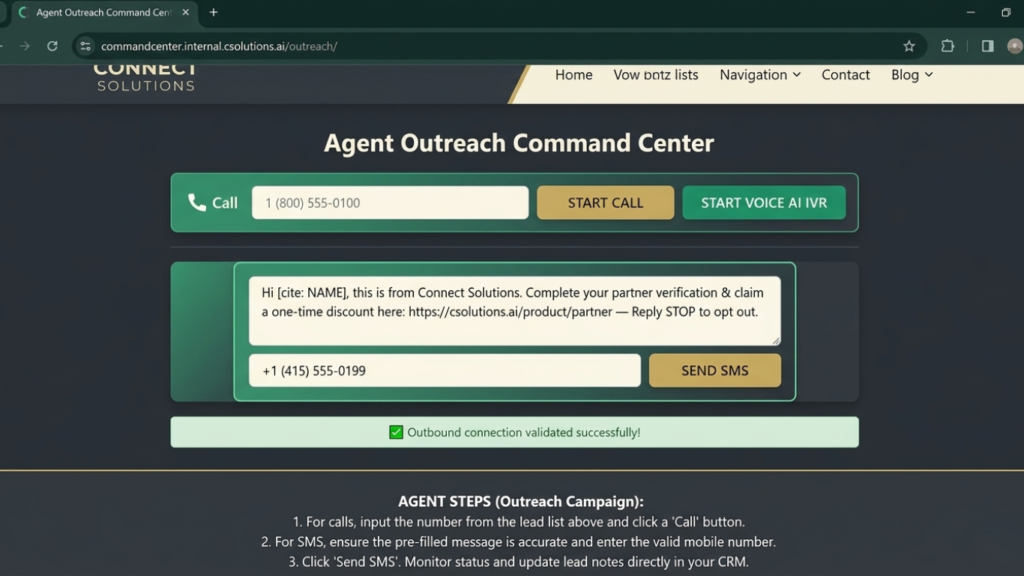 Landing Page as The Command Center — A Single Source of Truth